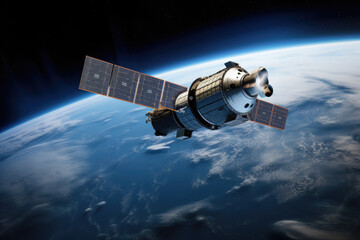 Satellite in space