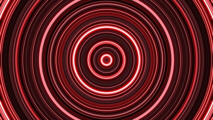VJ 円 輪 回転 渦 波紋 赤 [別Verあり]