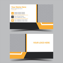 business card template presentation  corporate creative clean  template stylish designed for business and corporate concept name card   vector company branding stylish modern simple clean contact 