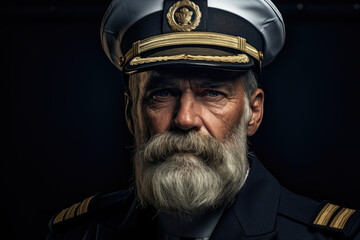 Portrait of sea captain