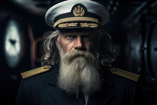 Portrait of sea captain