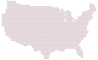 USA map. United States. Vector file	