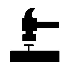  Hammer Nail Repair Icon