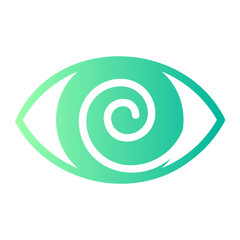 hypnosis gradient icon