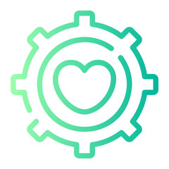 gear gradient icon