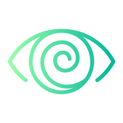 hypnosis gradient icon