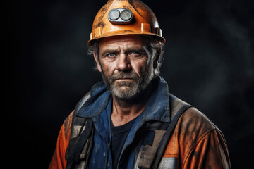 Fototapeta premium Portrait of a construction worker