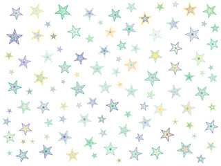 Star pattern. Random abstract background. Vector design
