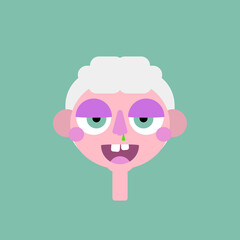 Sick Boy avatar illustration with big eyes