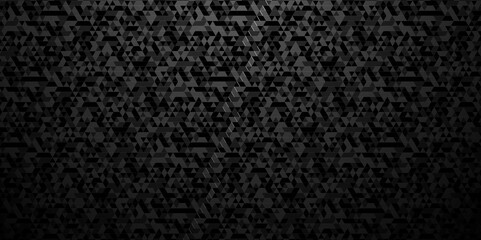 Seamless abstract black and white background. Abstract geometric pattern gray and black Polygon Mosaic triangle Background, business and corporate background.	
