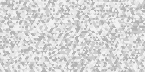 Abstract gray and white small squre geomatric triangle background. Abstract geometric pattern gray and white Polygon Mosaic triangle Background, business and corporate background.