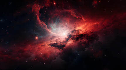 星雲銀河の背景 No.032  The Background of the Nebula Galaxy Generative AI