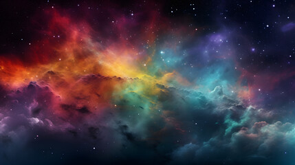Fototapeta na wymiar 星雲銀河の背景 No.044 The Background of the Nebula Galaxy Generative AI