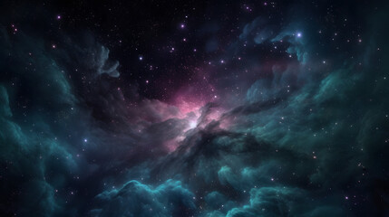 星雲銀河の背景 No.048  The Background of the Nebula Galaxy Generative AI