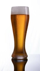 Vaso cerveza fría condensada