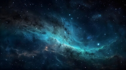 Naklejka na ściany i meble 星雲銀河の背景 No.020 The Background of the Nebula Galaxy Generative AI