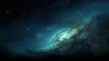 Naklejka na ściany i meble 星雲銀河の背景 No.045 The Background of the Nebula Galaxy Generative AI