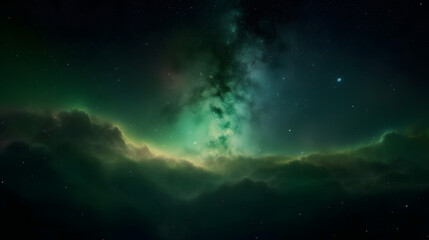 Fototapeta na wymiar 星雲銀河の背景 No.086 The Background of the Nebula Galaxy Generative AI