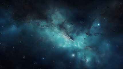 Naklejka na ściany i meble 星雲銀河の背景 No.096 The Background of the Nebula Galaxy Generative AI