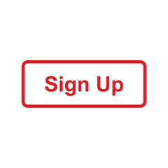 sign up icon vector