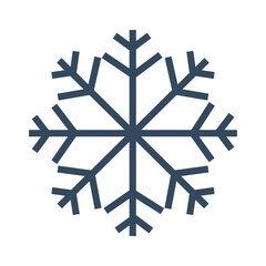 Snowflake variations icon. Snowflakes  ice crystal on transparent background. Winter symbol. Christmas logo sign. 