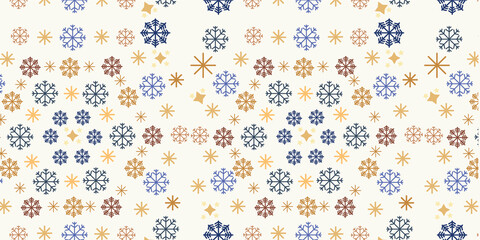 Modern Line Art Festive Design: Celebrate Christmas and the New Year with a beautifully crafted border of intricate snowflakes. 