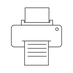 printer icon vector