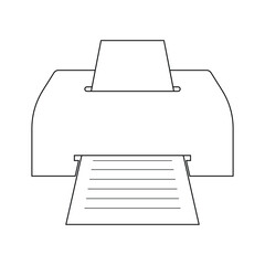 printer icon vector