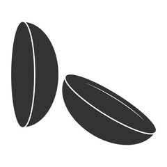 contact lens icon vector