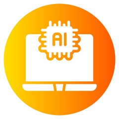 laptop gradient icon