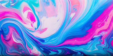 Fototapeta na wymiar Colorful Liquid Pattern 