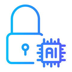 caps lock gradient icon