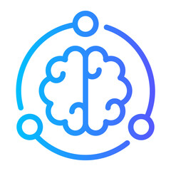 connection gradient icon