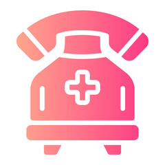 Obraz premium emergency call Gradient icon