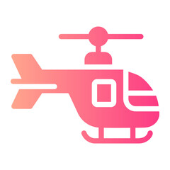 helicopter Gradient icon