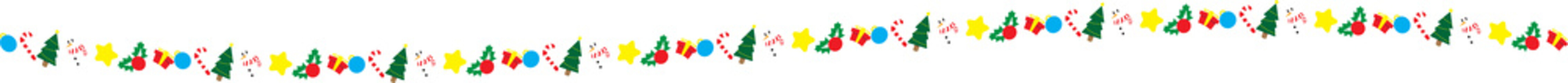 Obraz premium The Christmas Boarder line for holiday concept