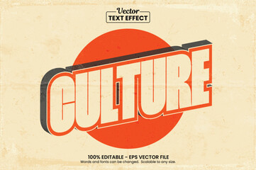 Vintage Editable Text effect Premium Vector