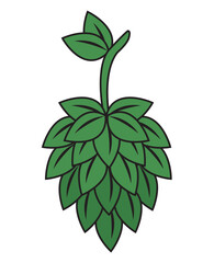 hops plant icon