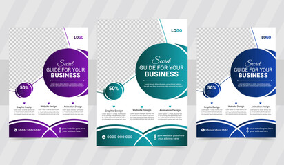 business flyer-vector design