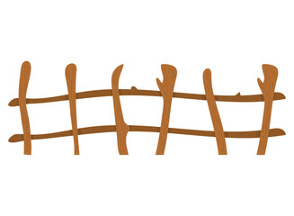 Obraz premium garden wooden fence rustic