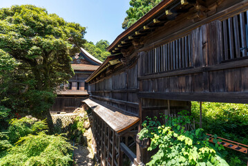 琵琶湖竹生島・宝厳寺奥の舟廊下