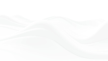 Obraz premium Abstract white paper wave background and abstract gradient and white wave curve lines banner background design. White wave modern abstract background design. space style. white background. 