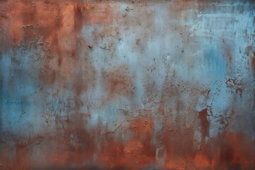 Industrial metal panels with rusty corrosion texture. - obrazy, fototapety, plakaty
