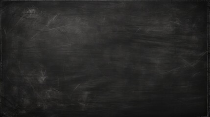 Blackboard texture, old school classroom clean empty chalkboard. generative ai