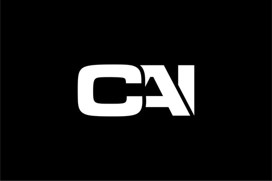 CAI creative letter shield logo design vector icon illustration