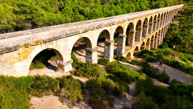The Ferreres Aqueduct, also known as the Pont del Diable, is an ancient Roman bridge in Tarragona in Catalonia, Spain