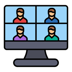 Video Conference Icon