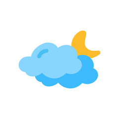 weather icon set sun rain thunderstorm dew wind snow cloud night sky for forecast