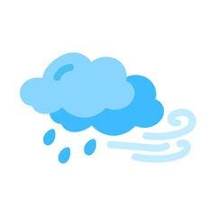 weather icon set sun rain thunderstorm dew wind snow cloud night sky for forecast