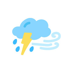 weather icon set sun rain thunderstorm dew wind snow cloud night sky for forecast